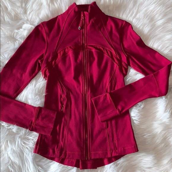 lululemon athletica Jackets & Blazers - LULULEMON DEFINE JACKET IN DARK PINK